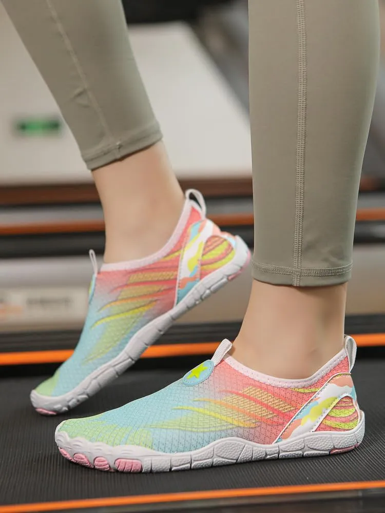 Grounded Footwear for Women Barefoot Water Resistant Quick Dry Hiking Shoes Wide Toe Box Shoes Barefoot Footwear Neuropathy Slip On Zero Drop Shoe Comfortable Sneakers for Running, Athletic 2025