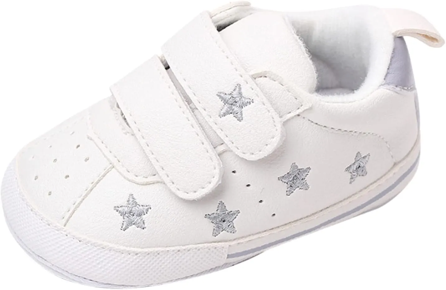 Heart Pattern Baby Girls Loafers Prewalker Dress Shoes Infant Cute Double Strap Flat Bottom Casual Sports Shoes