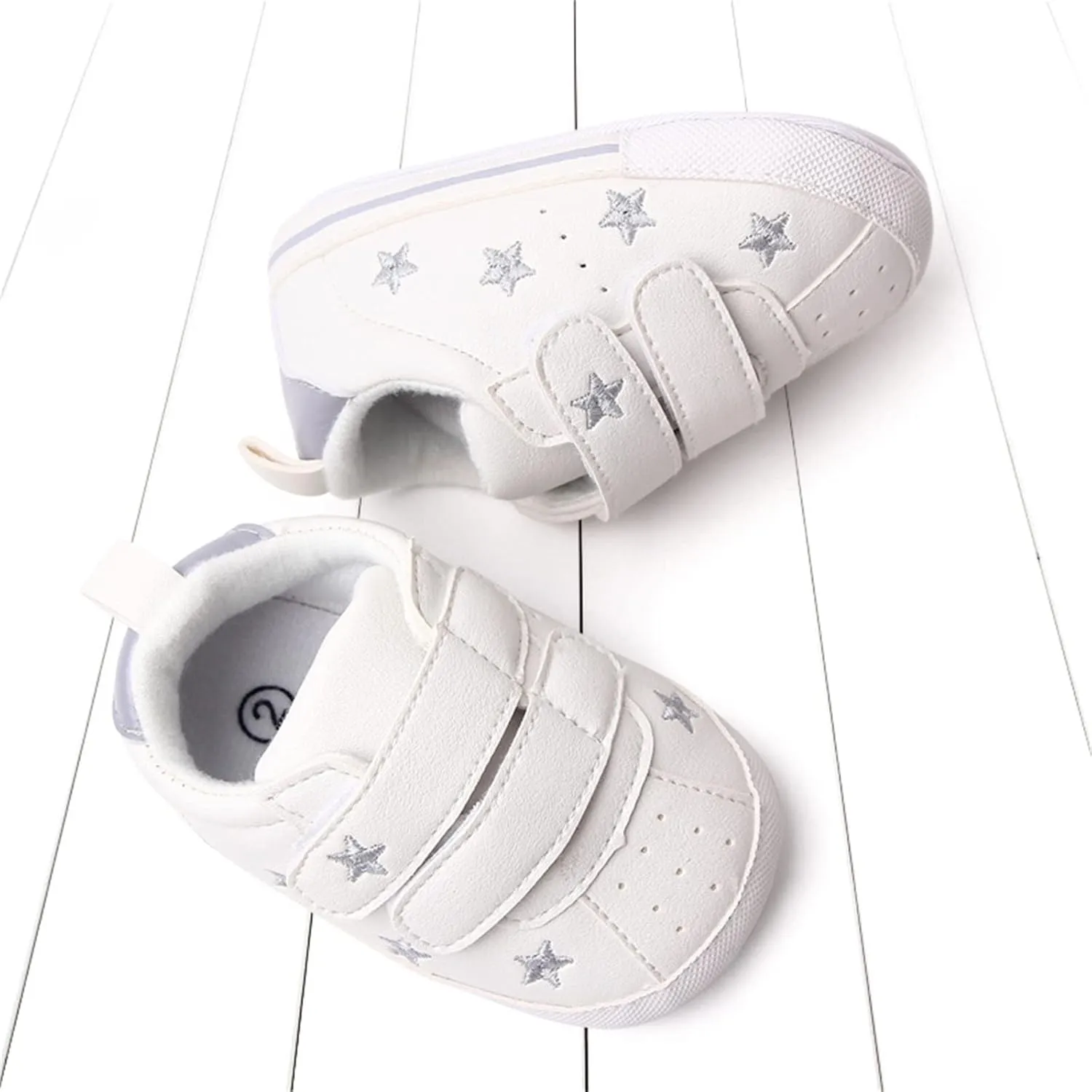 Heart Pattern Baby Girls Loafers Prewalker Dress Shoes Infant Cute Double Strap Flat Bottom Casual Sports Shoes
