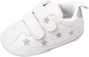 Heart Pattern Baby Girls Loafers Prewalker Dress Shoes Infant Cute Double Strap Flat Bottom Casual Sports Shoes