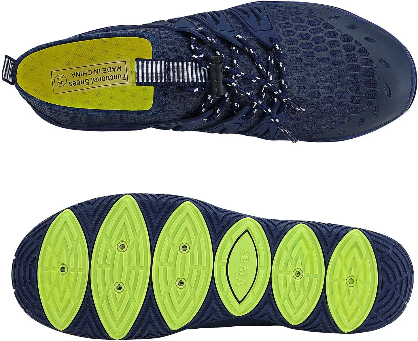 MAYZERO Water Shoes Men Women Swim Surf Shoes Beach Pool Shoes Wide Toe Hiking Aqua Shoes Winter House Slippers