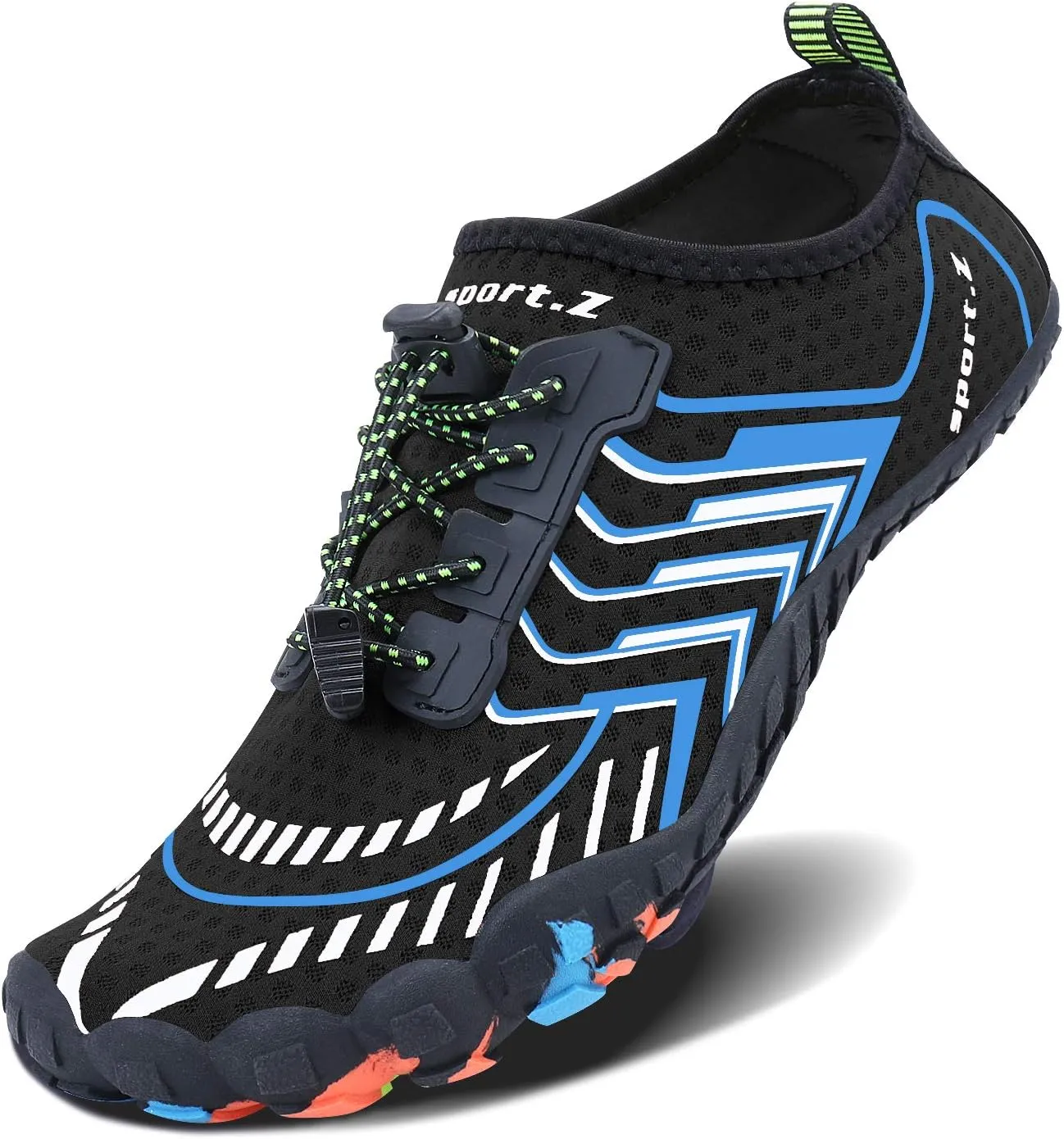 MAYZERO Water Shoes Men Women Swim Surf Shoes Beach Pool Shoes Wide Toe Hiking Aqua Shoes Winter House Slippers
