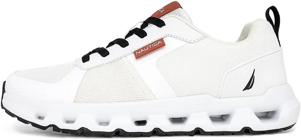 Nautica Mens Running Sneakers Sport Fashion Lace-Up Athletic Soft Shoes for Gym Tennis Men  Cushioned, Breathable, Lightweight & Comfortable