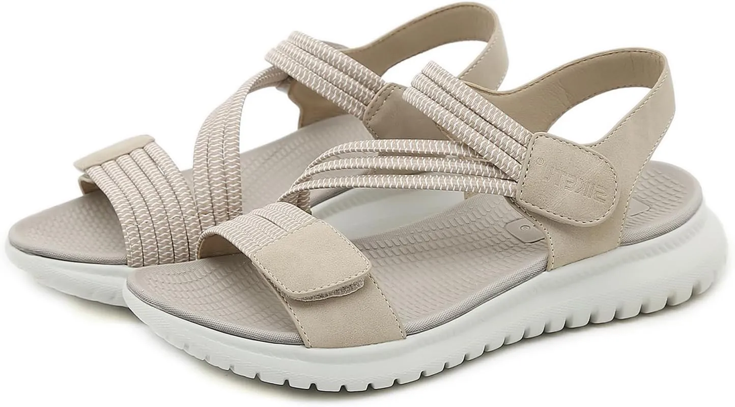 Semshedy Women Sports Sandals with Ankle Strap Walking Sandals Ladies Hiking Sandals for Summer Beach Athletic Sandals