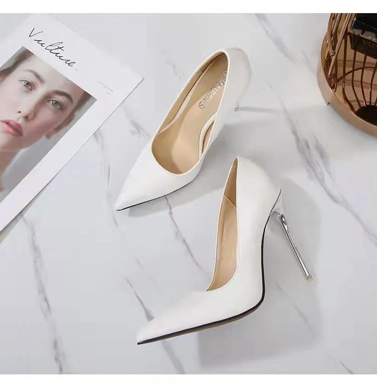 Sexy Metal Heel Pump