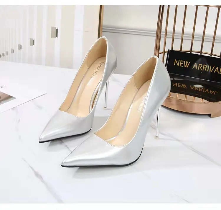 Sexy Metal Heel Pump