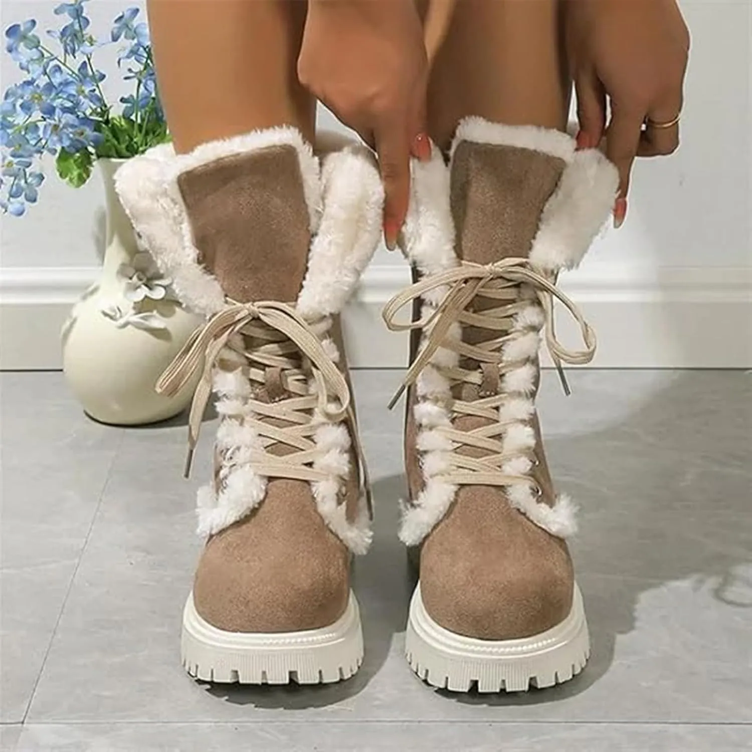 Winter Boots Women Outdoor Ski Boots Thickening Woman Snow Boots