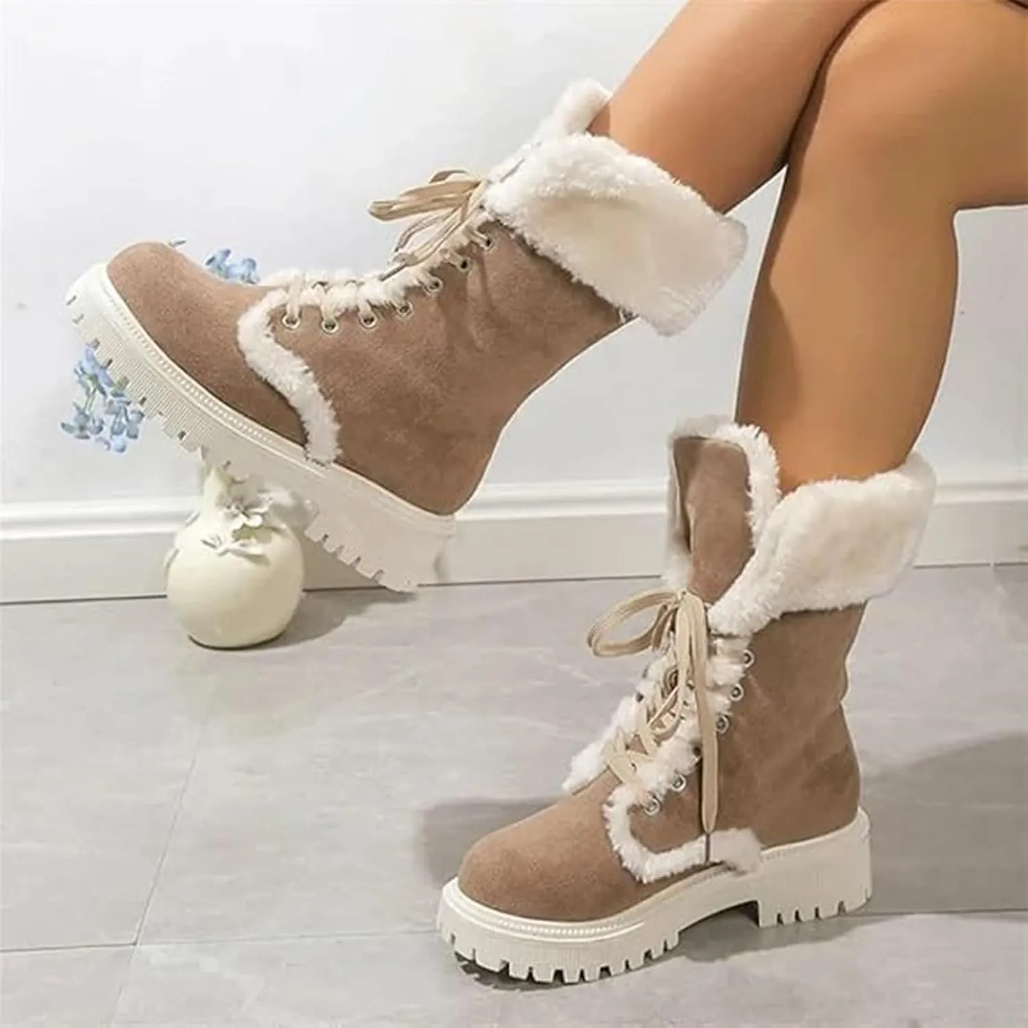 Winter Boots Women Outdoor Ski Boots Thickening Woman Snow Boots