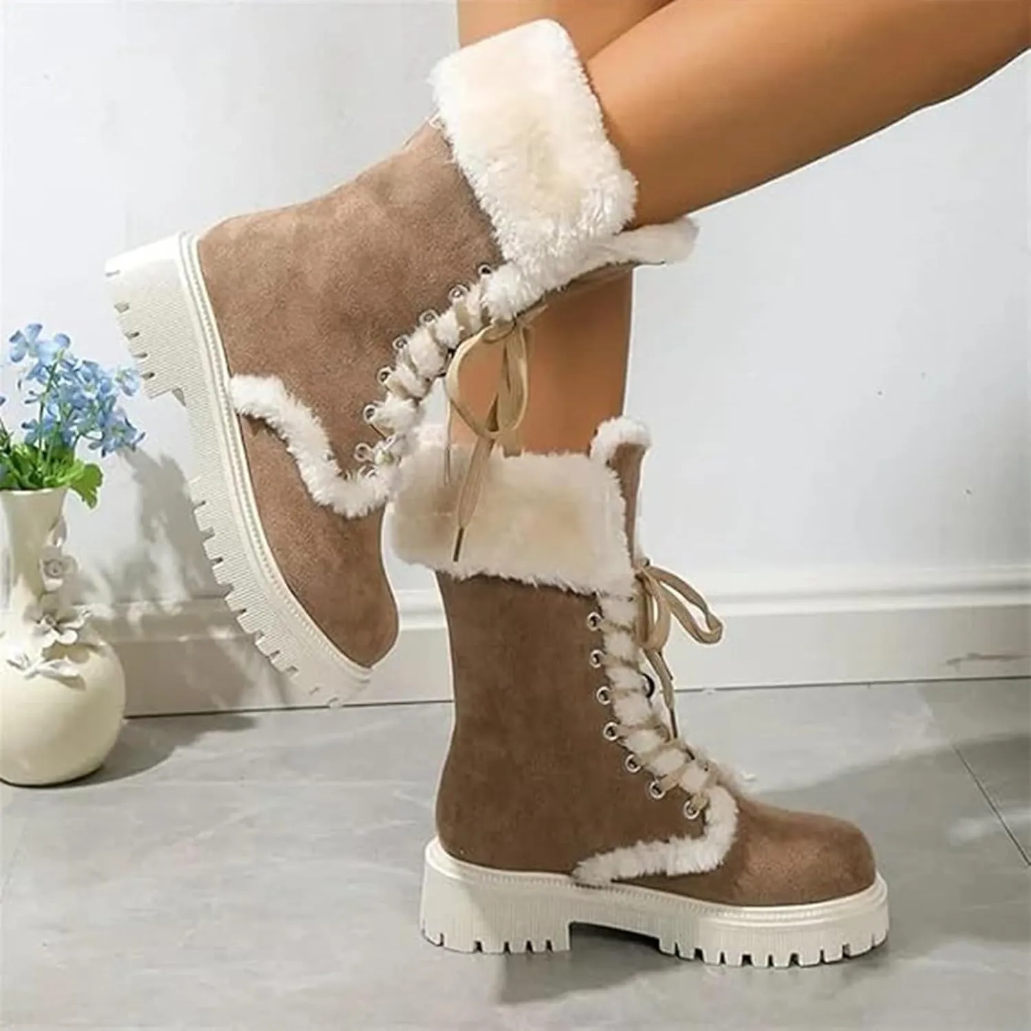Winter Boots Women Outdoor Ski Boots Thickening Woman Snow Boots
