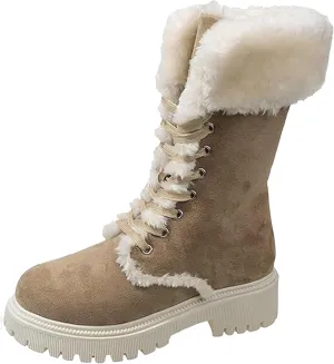 Winter Boots Women Outdoor Ski Boots Thickening Woman Snow Boots