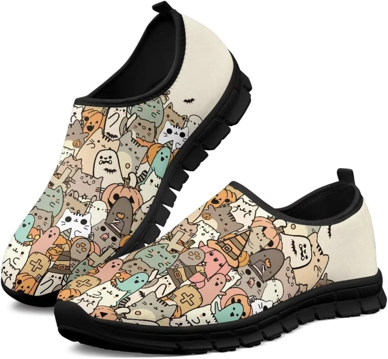 Women's Slip On Sneakers Casual Loafers Lightweight Tennis Footwear Comfort Soft Walking Shoes