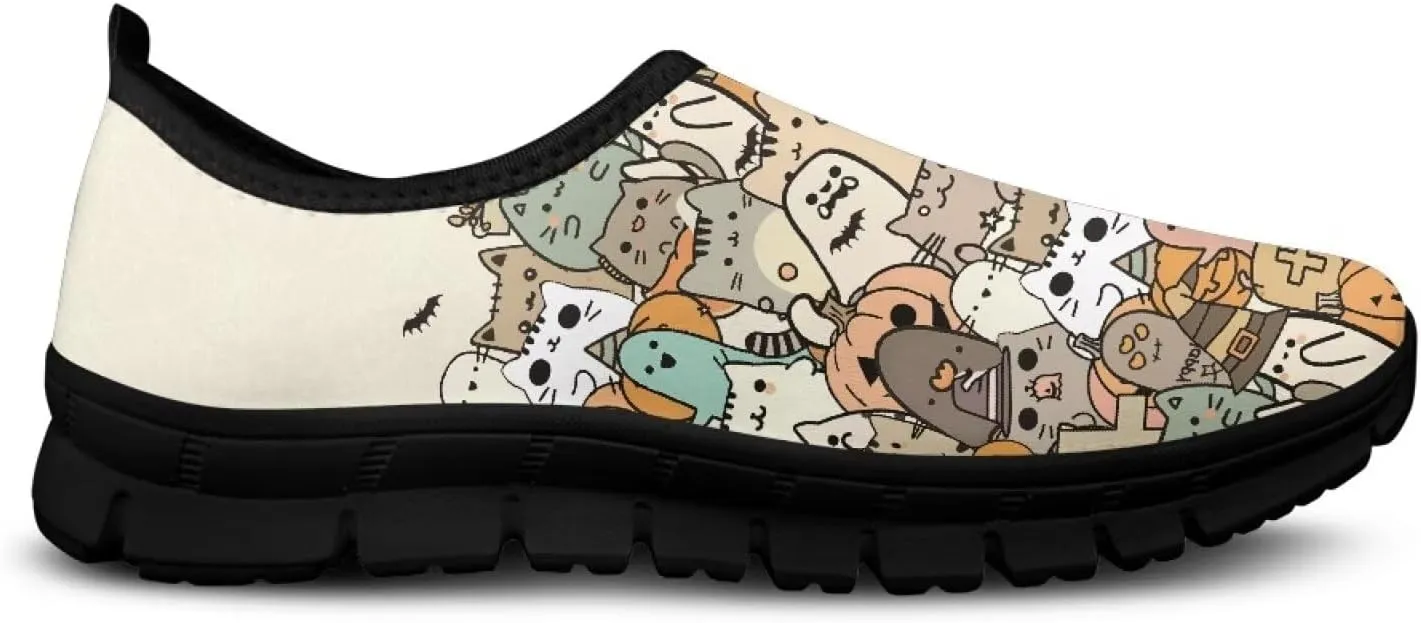 Women's Slip On Sneakers Casual Loafers Lightweight Tennis Footwear Comfort Soft Walking Shoes